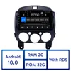 Android 10.0 Auto DVD Radio Stereo-speler voor 2007-2014 MAZDA 2 / JINXIANG / DE / DERDE ENERIE MET 2GB RAM