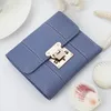 Women wallet Standard Wallets Soft cowhide billfold Zero purse Small Monochromatic Card bag Whole Short WT012305d