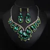 necklaces choker green gem