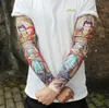 Fashion Cooling Ice Silk Tattoo Sleeves Arm Warmer Unisex UV-bescherming Handmouw Cover Outdoor Tijdelijke Nep Tattoos Arm Mouw Warmer Streetwear