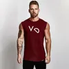 Fitness gym kleding singlet canotte bodybuilding outdoor stringer tank top mannen t-shirt spier guys mouwloze vest tanktop