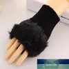 Five Fingers Gloves Women Casual Fur Faux Knitted Soft Cotton Winter Fingerless Knitting Warmer Wrist Hand Mittens Factory price expert design Quality Latest Style