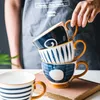 Mugs Ins Ceramic Breakfast Cup Home Coffee Milk Oatmeal Fruit Tea Office Afternoon Large Capacity Mug