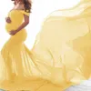 نساء الأمومة لباس فوتوغرافي فوتوغرافي فستان مثير ملابس للنساء الحوامل قبالة الكتف بدون حمالات.