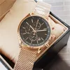 Brand Watch for Men Multifunction style stainless steel Calendar quartz wrist Watches Small dials can work BS01