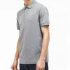 Camicie da uomo in alligatore manica corta da uomo di alta qualità Camicie casual in cotone 100% estivo per uomo Moda polo Homme