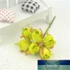 6 adet / grup Ipek Gül Yapay Çiçek Buket Düğün Ev Dekorasyon Mariage Flores için Ucuz Aksesuarlar Sahte Bud Çiçekler Fabrika Fiyat Uzman Tasarım Kalitesi