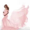 Maxi Maternity Gown Pregnancy Dress Photography Props Maternity Dresses for Photo Shoot Sexy Off Shoulder Pregnant Woman Clothes 178 H1