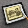 World War 2 Dessert Rommer Copper Cigarette Case Box Male Metal es Laser Engraved Forever Storage 211102