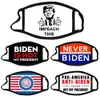 Trump Maske 2024 Başkan Biden Yüz Maskeleri Trump Pamuk Toz Geçirmez Yıkama Bezi Facemask 5 Stil W-00869