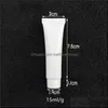 Empty Mini Soft Cosmetic Hand Cream Tube White Hoses Squeeze Bottles Plastic Container Fast F1941 Drop Delivery 2021 Per Bottle Fragrance