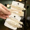 Hair Accessories 1Set Elegant Handmade Pearls Clips For Women 2021 Fashion Geometric Barrettes Headwear Girls Sweet Hairpins Accessorie