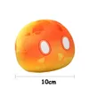 Anime Genshin Impacto Slime Keychain Chaveiro Cosplay Bonito Brincar Punhado Brinquedos Aniversário Aniversário Xmas Presente Y0728