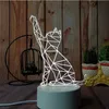 Figurine di oggetti decorativi 2022 Decorazione creativa 3D Lampada da tavolo a luce notturna a LED Camera da letto per bambini Regalo per bambini Casa