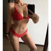 Micro Mini Bikini Купальники Женщин Холтер Push Up Набор мягкий бюстгальтер Сексуальный купальник повязка повязка по купанию Бразильский бикини 210624