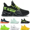 Erkek Bayan Koşu Ayakkabıları Üçlü Siyah Beyaz Yeşil Ayakkabı Açık Erkek Kadın Tasarımcı Sneakers Spor Eğitmenleri