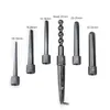 Hårrätare 6 i 1 Curling Wand Professional Curler utbytbara keramiska järnstänger Roller med värme2971547