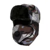 Ushanka Bomber chapeaux pilote trappeur aviateur casquette hiver fausse fourrure de lapin oreillette neige casquettes chapeau