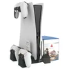 Game Controllers & Joysticks Cooling For PS5 Base Host Console Vertical Stand Gamepad Charging Station CD Storage Dock 5