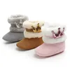 Imcute nouveau bébé mode bébé fille chaussons doux hiver bottes de neige infantile enfant en bas âge nouveau-né chaussures chaudes G1023