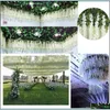 Decorative Flowers & Wreaths Festive Party Supplies Home Garden 12Pcs Kunstmatige Wisteria Bloemen Nep Wijnstok Ratta Opkno Garland Zijden S