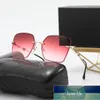 designer de marque nouveau pilote classique lunettes de soleil mode femmes lunettes de soleil UV400 cadre en or lentille miroir avec boîte Conception experte des prix usine Qualité Dernier style