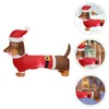 زينة عيد الميلاد 1 قطعة عيد الميلاد نفخ نموذج dachshund ديكور سجق الكلب (التوصيل)