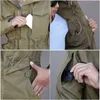 Veste imperméable pour hommes Vêtements tactiques militaires Automne Armée Camouflage Mari Hommes Coupe-vent Capot Manteau Bomber Mâle Veste 211105
