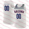 NCAA Custom Arizona Wildcats Stitched College Basketball Jersey Brandon Williams Justin Coleman Alex Barcello Alec Spence Bennedict Mathurin Azuolas Tubelis