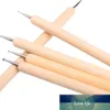 5 pièces/ensemble stylo d'indentation stylos de gaufrage Nail Art stylet à bille en bois outil de pointage outil de sculpture en argile outils de sculpture en argile prix d'usine conception experte qualité