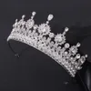 Cristal Nupcial Tiaras E Coroas Rhinestone Headband Barroco Headpieces Casamento Acessórios De Cabelo Mulheres Cocar Jóias