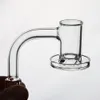 Quartz spinner banger set Fumée avec 1 cône de bouchon de carb de perle de verre terp pour dab rig tuyau d'eau Bongs Narguilés