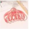 Coréen solide grandes griffes de cheveux élégant acrylique épingles à cheveux Barrette crabe pinces à cheveux chapeaux pour femmes cheveux accessoires en gros