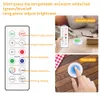 16 Kolor LED Down Light Lampa Szafa Kolorowe Dimable Touch Sensor Night Light Remote Control Wireless Spot Light Festoon