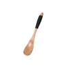 13.5x2.8cm madeira criativa dessert café colher chá lácteo colheres de sorvete honeyspoon wooden with woodware