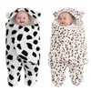 Soft born Baby Wrap Blankets Sleeping Bag Envelope For Sleepsack Cotton inside Thicken Cocoon for baby 0-9 Month 220222