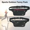 Outdoor-Taschen Fanny Pack Taille Tasche Wasserdichter leichter Gürtel für Sport Männer Frauen