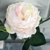 Ghirlande di fiori decorativi Fiore artificiale Peonia finta Rosa Brasile Decorazione per ufficio di nozze Simulazione Pianta verde 10 pezzi / unità