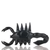 Pipa in vetro Cartone Black Scorpion pipe per fumatori Pipa in vetro per animali Fornitura per il fumo