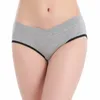 Culotte de grossesse en coton sous-vêtement de maternité en forme de U taille basse slip de grossesse femme Clothing311Z