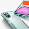 Airbag Colorblocking Cels Telefon Przypadki do iPhone 7 8 Plus XR XS 12 Pro Max 13 Mini SE2 Sam S20 S21 FE Note Note 20 Ultra A02S A32 A74 5g Moto G Play 2021 Xiaomi MI 11 Lite Back Covers