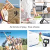 4 In1 Bluetooth-kompatibel Drahtlose Selfie Stick Stativ Faltbare Einbeinstative Universal für Smartphones für Sport Action Kameras