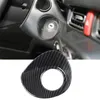 Car Key Hole Ignition Switch Decoration Stickers for Suzuki Jimny 19-20 Carbon Fiber 1PCS