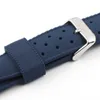 Nieuwe Tropic Fluoro Rubber Horlogeband 20mm 22mm horlogeband voor Seiko Zwart Groen Vervangende Polsband Duiken Waterdichte bandjes H0915