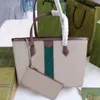 Lyxig tygväska shoppingväskor Designer ophidia Damväskor vintage handväskor Modeväskor Komposit handväska Crossbody Väskor Klassiskt mönster Läder Retro Satchel