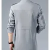 Heren Trench Coats Coat Medium Lengte Kwaliteit Business VIA22222222