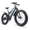 Electric Bike 1000W Ebike 26 Inch Shimano Fat Tire Bicycle Mountain Bike E-bike City Moped Shengmilo MX03 7 Speed 40km/h 17Ah 48V Snowbike