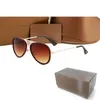 Gafas de sol de mujer de diseñador de alta calidad 0363 Gafas de sol de lujo para hombre Gafas de protección UV Gafas de hombre Gradiente Bisagra de metal Gafas de mujer de moda con cajas originales