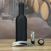 Set di apribottiglie per bottiglia di vino 3 pezzi 5 pezzi Portabottiglie a forma di bottiglia Apribottiglie Tappo versatore Kit Accessori Strumenti per vini