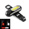 Bike Lights Bicycle Rear Light LED USB Charging Rechargeable Cycling Accessories Warning Lamp Taillight